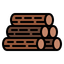 Leña carrasca y paellera